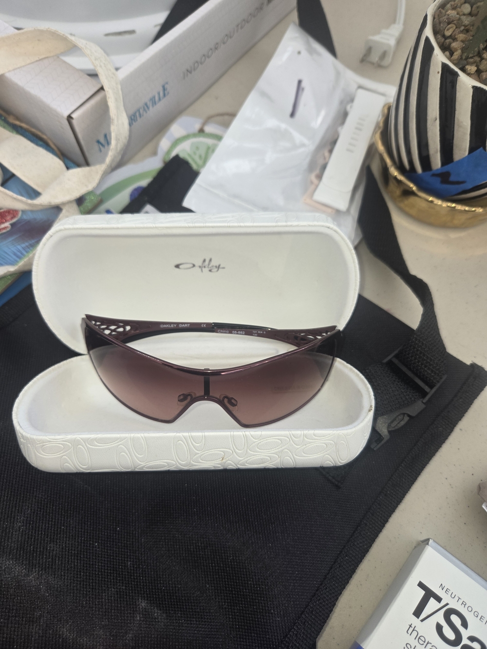 Oakley Women’s Maroon Shield Sunglasses